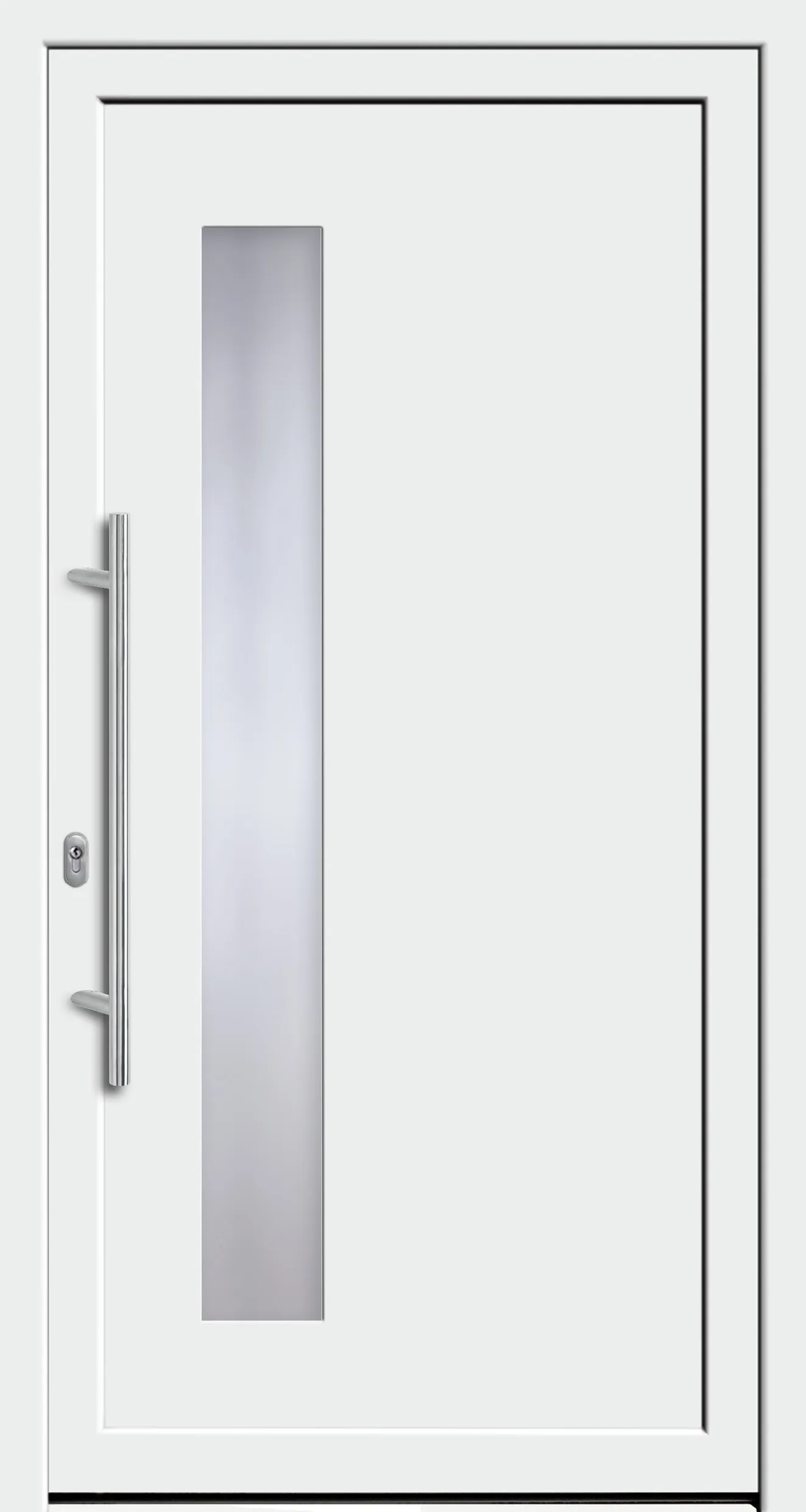 Haustür Modell Süd 20 in Weiß, Glasmotiv 5178-50 über 800 mm
